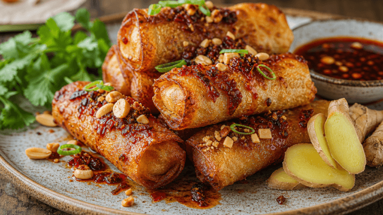 air fryer chili crunch rolls
