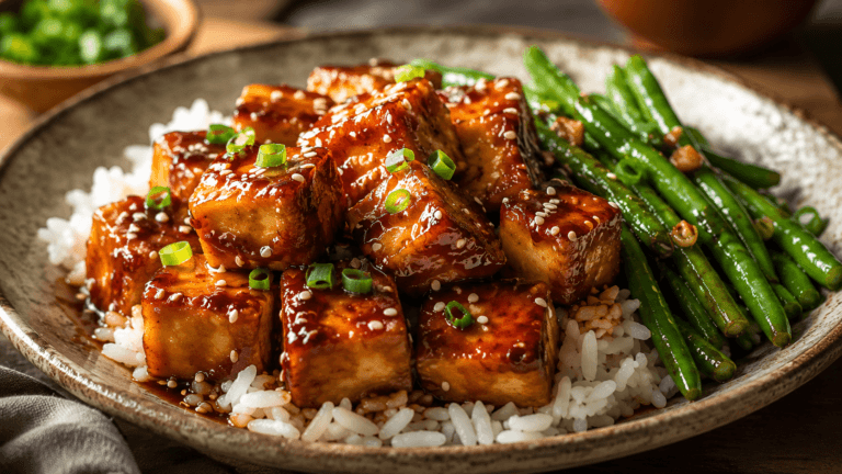 crispy sticky tofu