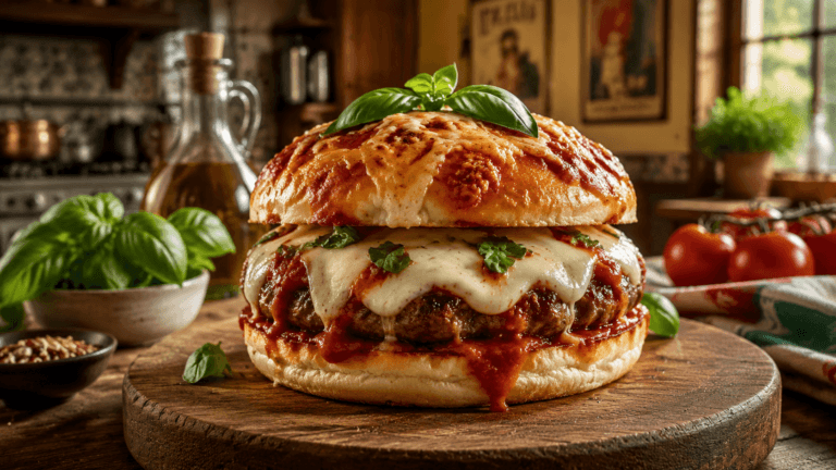 pizza burger recipe