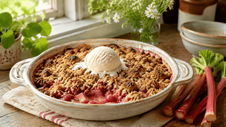 rhubarb crisp